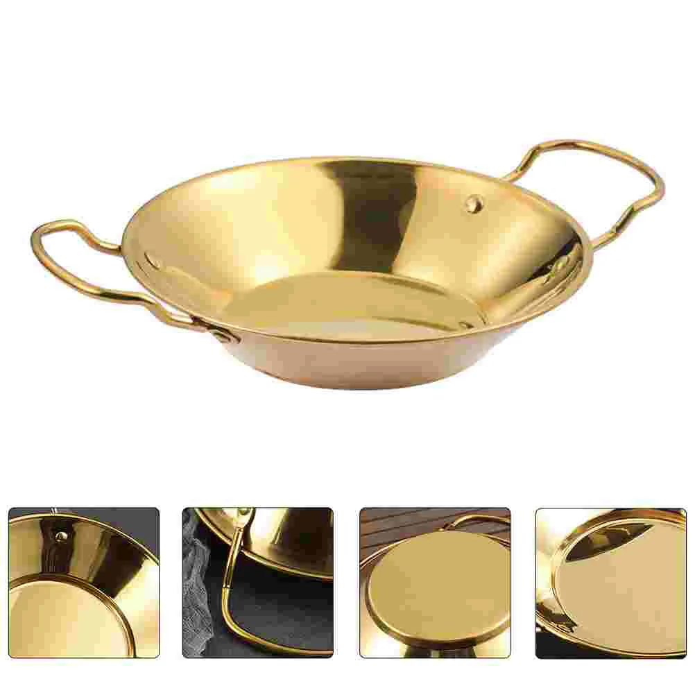 

Paella Pan Steel Nonstick Cooking Stainless Spanish Carbon Cooker Serving Fryinghandles Skillet Pot