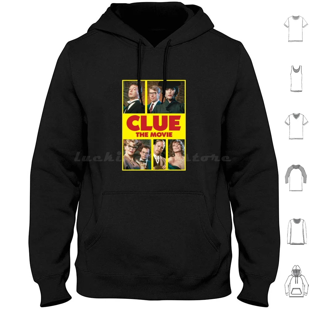 Clue (1985) Толстовки с длинным рукавом 1985 Cluedo Jonathan Lynn Wadsworth The Movie On Stage Yvette
