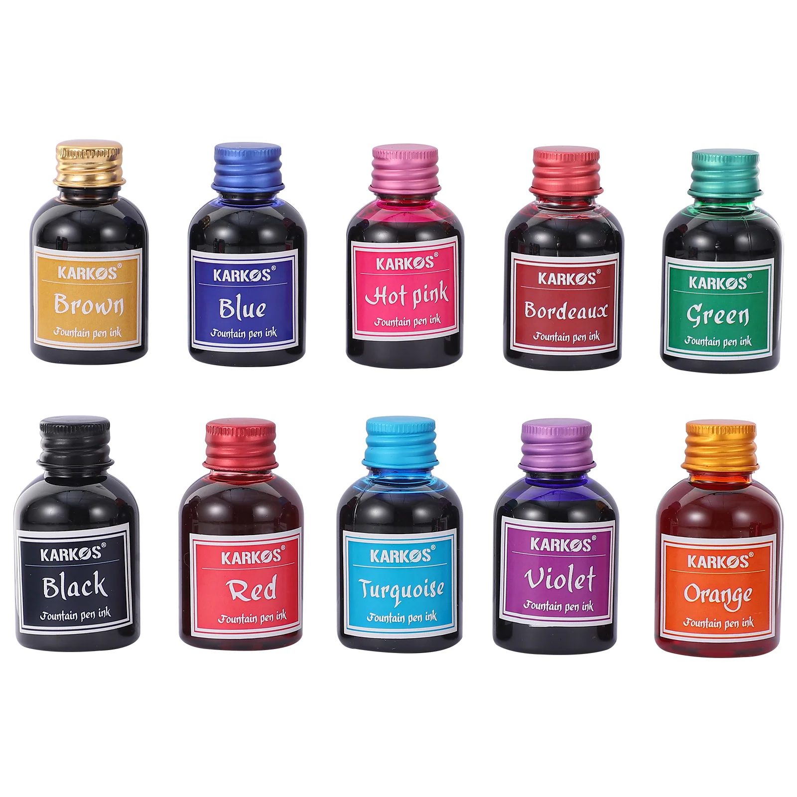 

10 Bottles Colors Ink Non-carbon Ink Drawing Ink Writing Ink Painting Ink