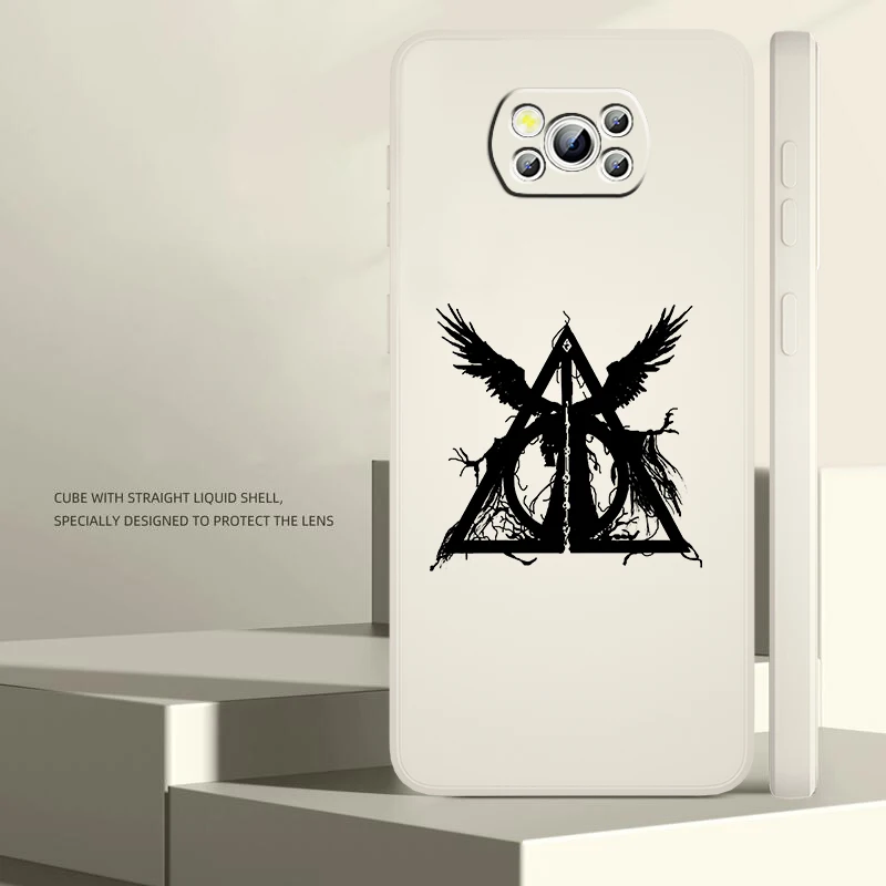 

Dark Ring Potters Logo Harries Case For Xiaomi Mi Poco X4 X3 C40 C3 M4 M3 F4 F3 GT Pro NFC 5G Soft Liquid Rope Phone Cover Shell