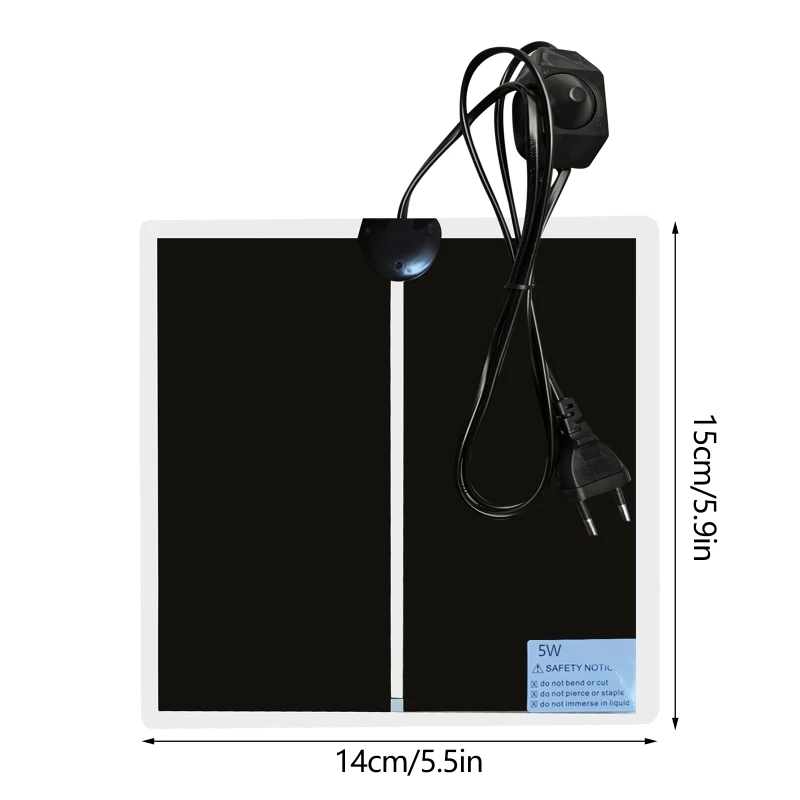 

M17D Reptile Self Heating Bed for Dogs Cats Ideal for Home Warming Thermal Pet Crate Mat & Sleeping Pad Pet Supplies Mat