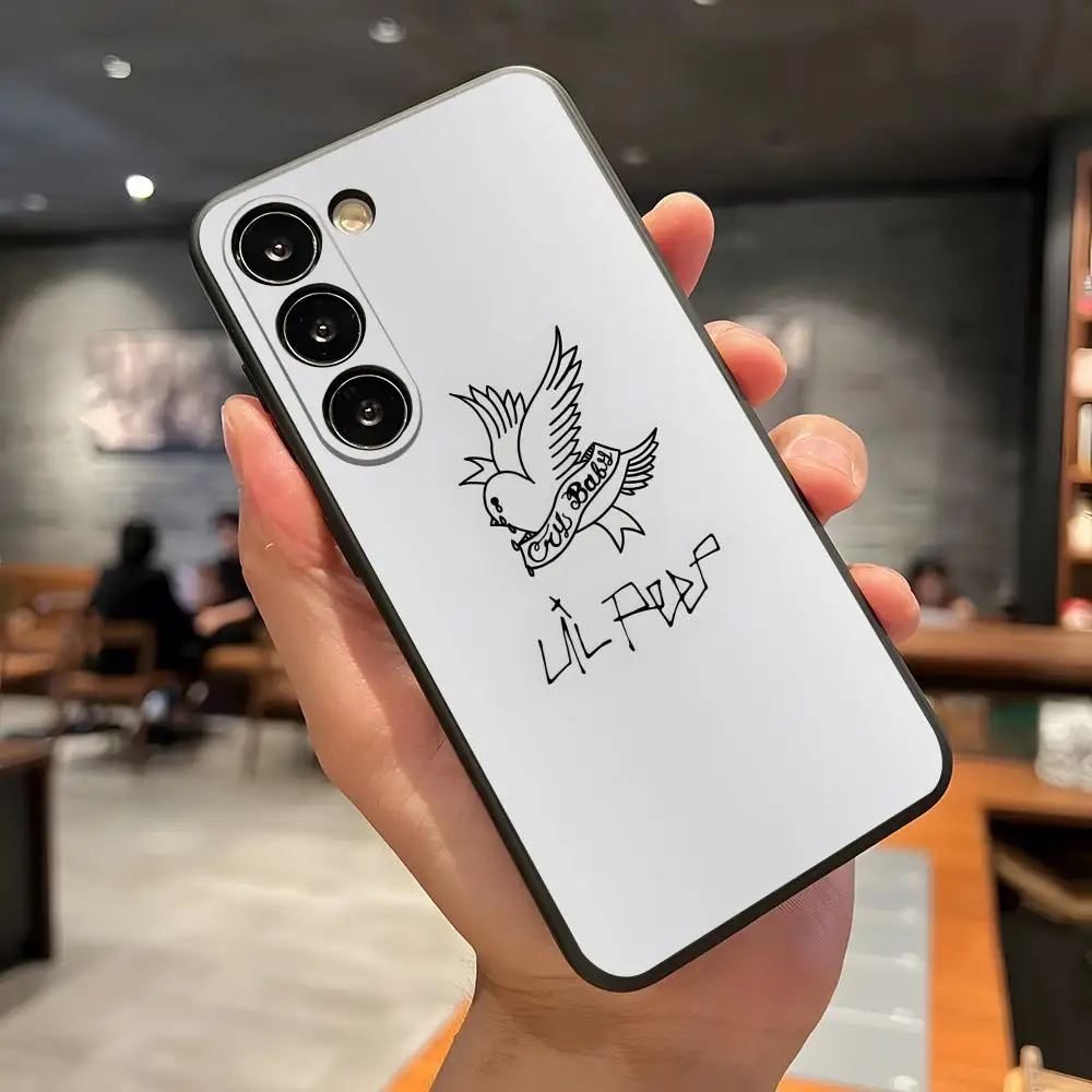 Фото Чехол для телефона L-Lil Peep Anime для Samsung A56 A36 A26 A16 A15 A25 A35 A55 A14 A34 A24 A54 Black Soft Shell №1