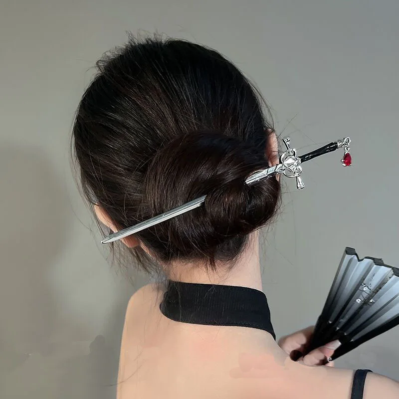 

New Chinese Minority Ins Design Shangfang Sword Diamond Hairpin Chinese Hairpin Hairpin