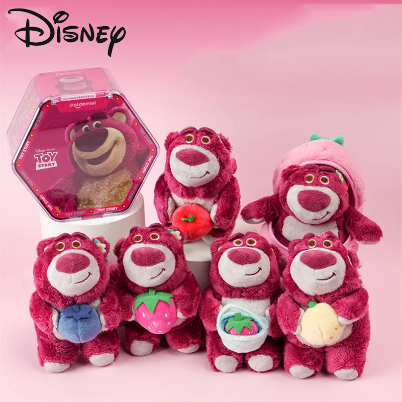 

Disney Toy Story 3 Lotso Blind Box Plush Toys Cute Lots-o'-huggin' Strawberry Bear Stuffed Doll Decoratible Gifts For Children