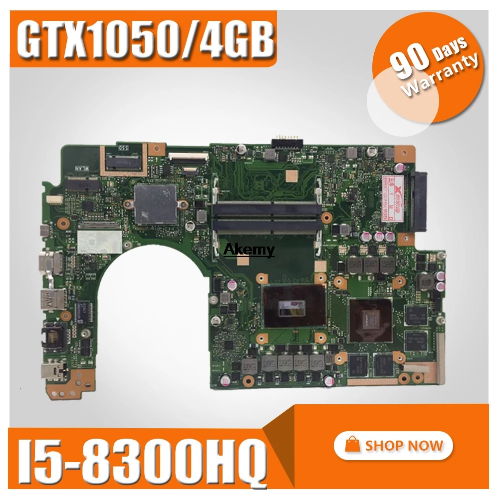 

Материнская плата для ноутбука Asus VivoBook Pro 15 N580G N580GD NX580G NX580GD с/GTX1050/4 ГБ