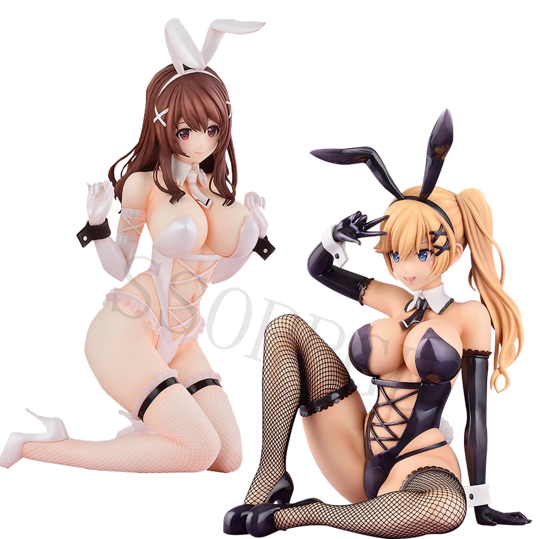 

Оригинальная фигурка Банни, Фигурка кролика, девушки, Rio Yukino 1/4, Mortaro, аниме, ПВХ экшн-фигурка, игрушечная статуя, Adlut, Коллекционная модель кук...