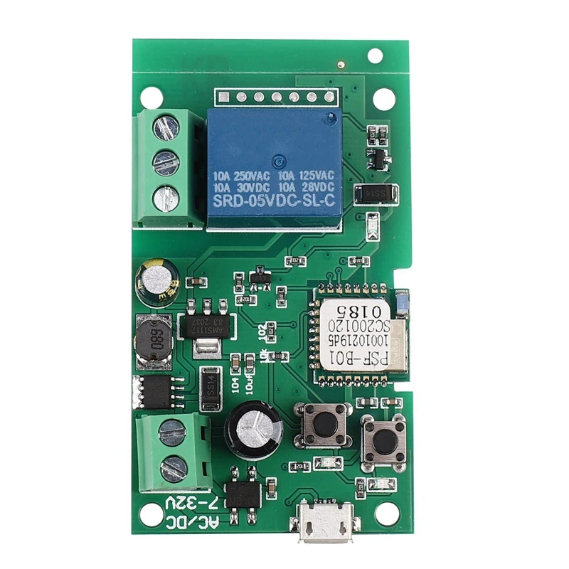 

10X Ewelink Smart Wifi Switch Relay Module Timer DC 5V/12V/24V/32V Wireless Remote Control Inching/Self-Locking