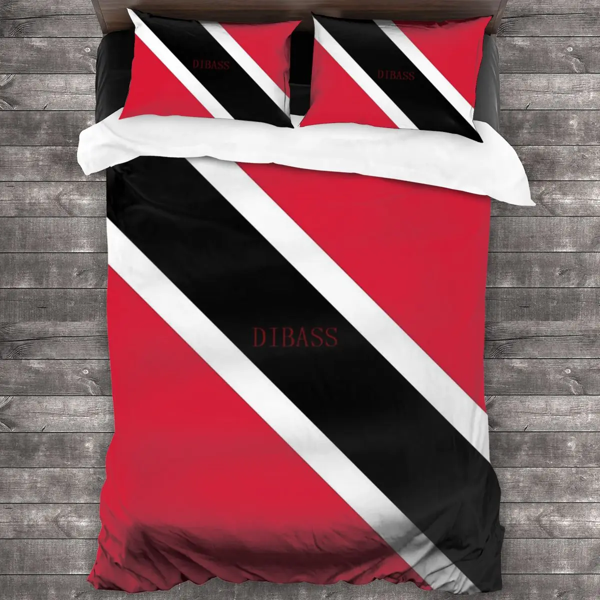 

Мягкая искусственная наволочка с флагом Тринидада Тобаго, пододеяльник с застежкой-молнией, чехол-одеяло размера King Size