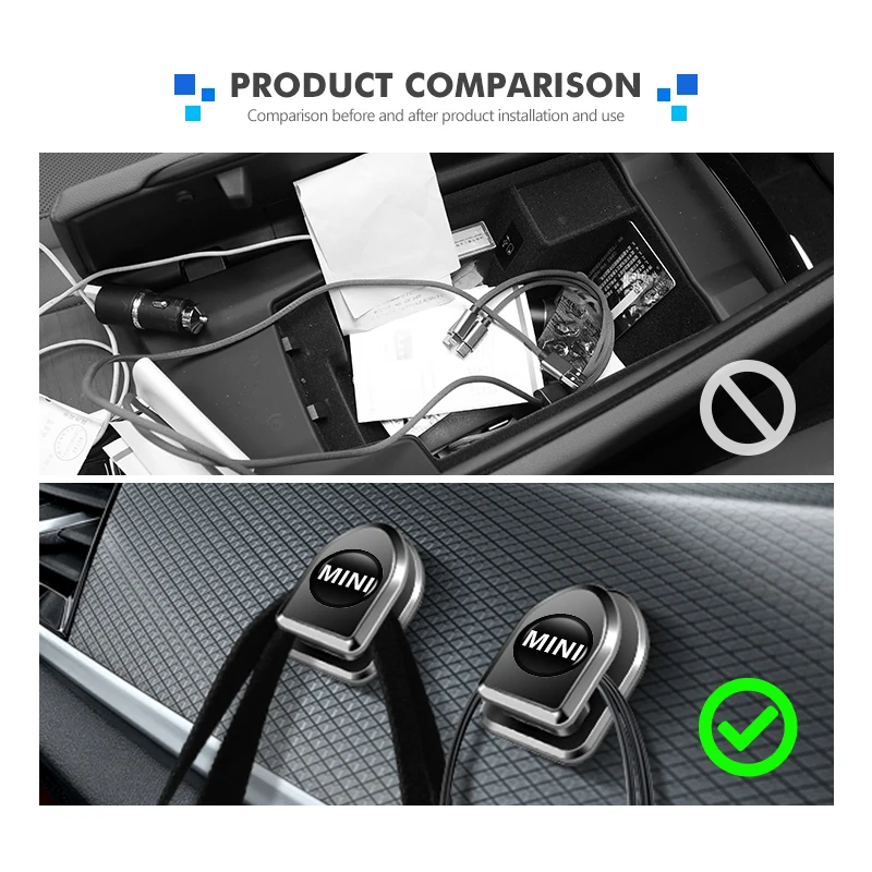 4 шт. мини-автомобильный крючок для пасты самоклеящийся невидимый держатель