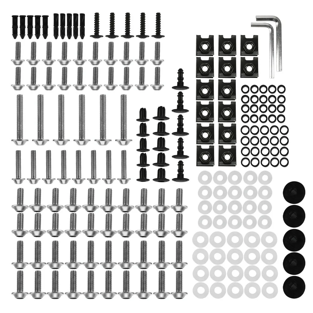 ДЛЯ BMW R1100S R1150 R1150GS R1150RS R1150RT R1200GS M5 M6 Полный комплект болтов обтекателя мотоцикла Крепежные зажимы с ЧПУ Винты Гайка