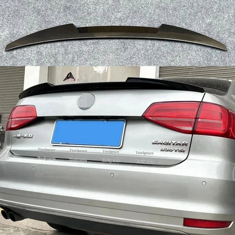 Спойлер для VW Volkswagen Jetta MK6 2012-2018 АБС-пластик цвет грунтовки стиль M4 задняя крышка