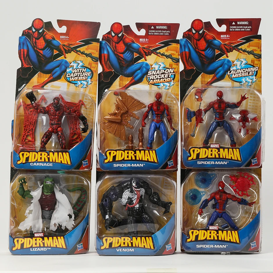 

Marvel удивительный человек-паук карнидж Веном ящерица Человек-паук Коллекционная модель куклы экшн-фигурка игрушка