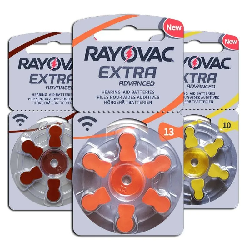 

Rayovac Extra Zinc Air Hearing Aid Batteries A10 10A 10 PR70 A13 13A 13 P13 PR48 A312 312A PR41 S312 Ear Deaf Aid Batteries