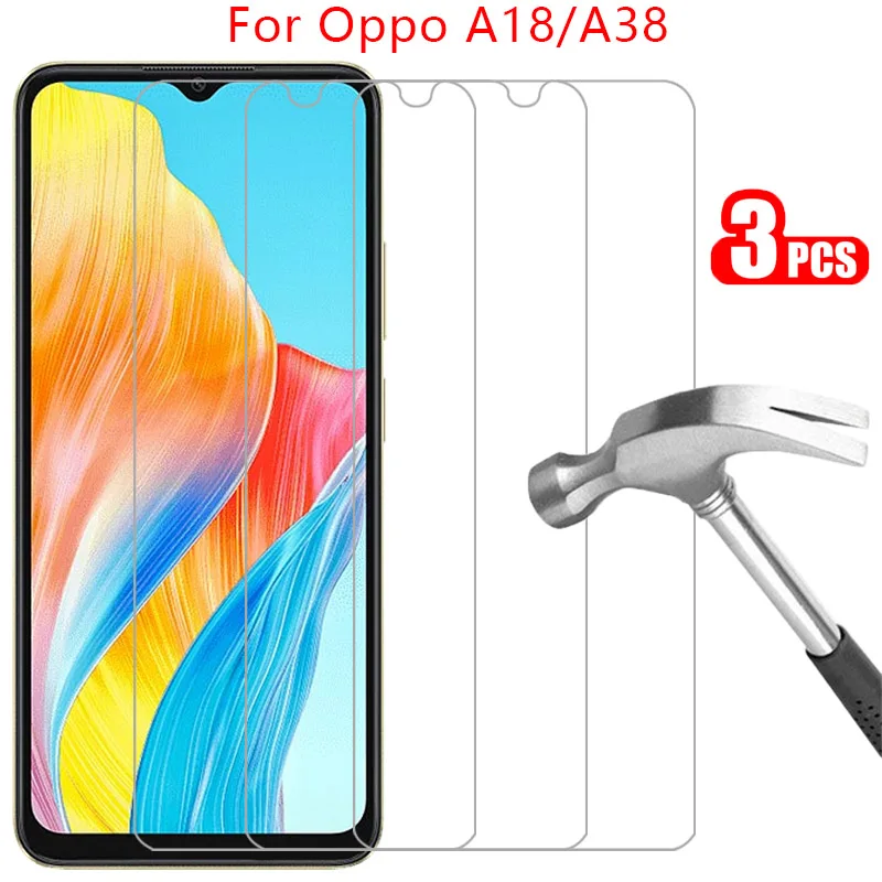 Фонарик для oppo a18 a38 закаленное стекло на oppoa18 oppoa38 a 18 38 18a 38a 4g задняя крышка ОПП
