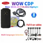 Новинка 2022, VCI 2020,23 с генератором ключей 2018.R0 WOW CDP VD DS150E CDP Bluetooth для delicht obd2 сканер, Автомобильные диагностические инструменты с чехлом