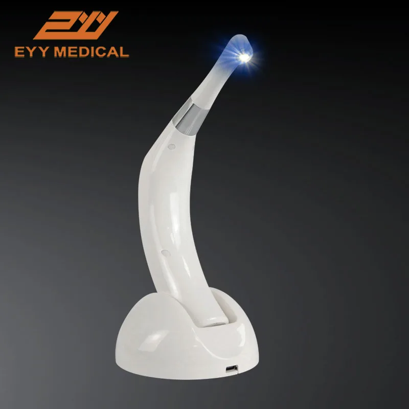 

EYY Dental Cordless Led Curing Light 1 Second Cure Lamp 2200mAh Wave Length 420nm-480nm light intensity 1200-2000mw/cm2
