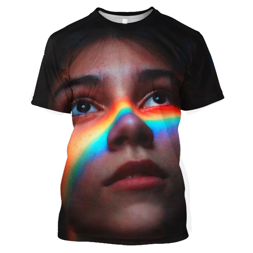 

Jumeast Men 3D Graphic T Shirt Oversized Printed T Shirts For Men Clothing Streetwear Personality Rainbow Cool Merchandise Tops