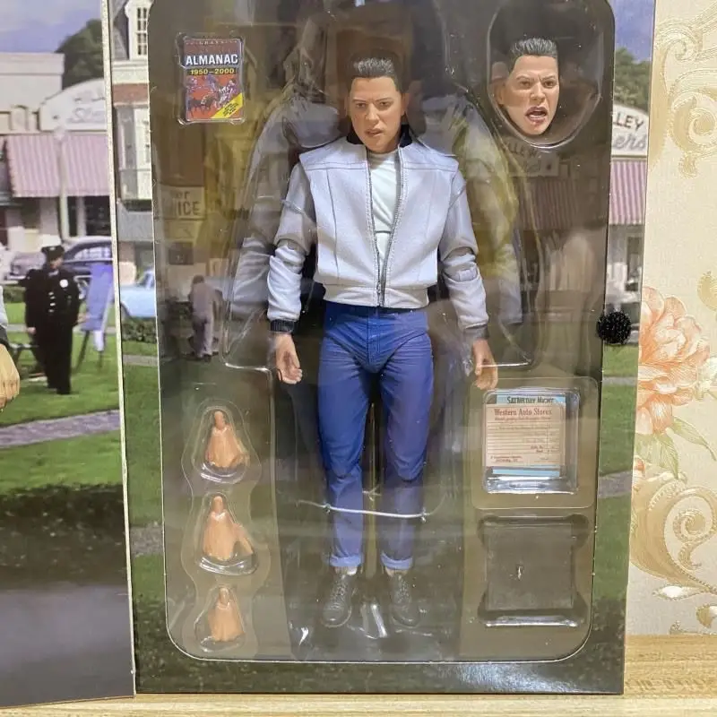Фото Фигурка NECA Back To The Future II, фигурка Ultimate Biff Грифф Танн доктор Браун Марти, рождественские подарочные игрушки №4
