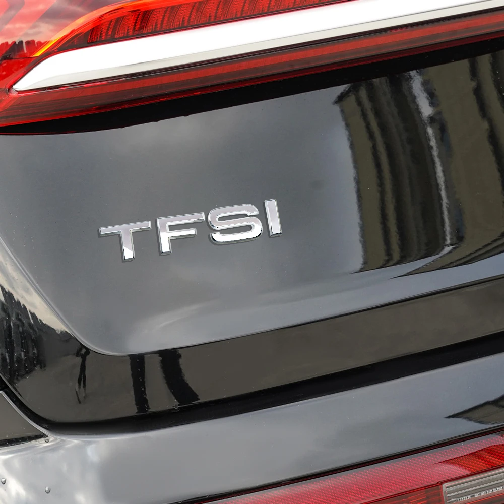 3D ABS черный/серебристый 2 0 т V10 V8T TFSI 1 8 V6T буквы автомобильное крыло боковая эмблема