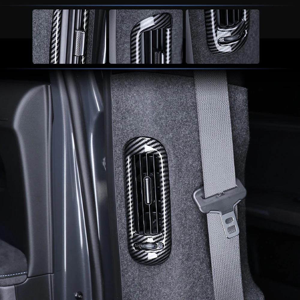 Стильная внутренняя отделка из углеродного волокна для кондиционера Hyundai Ioniq 5N 2024