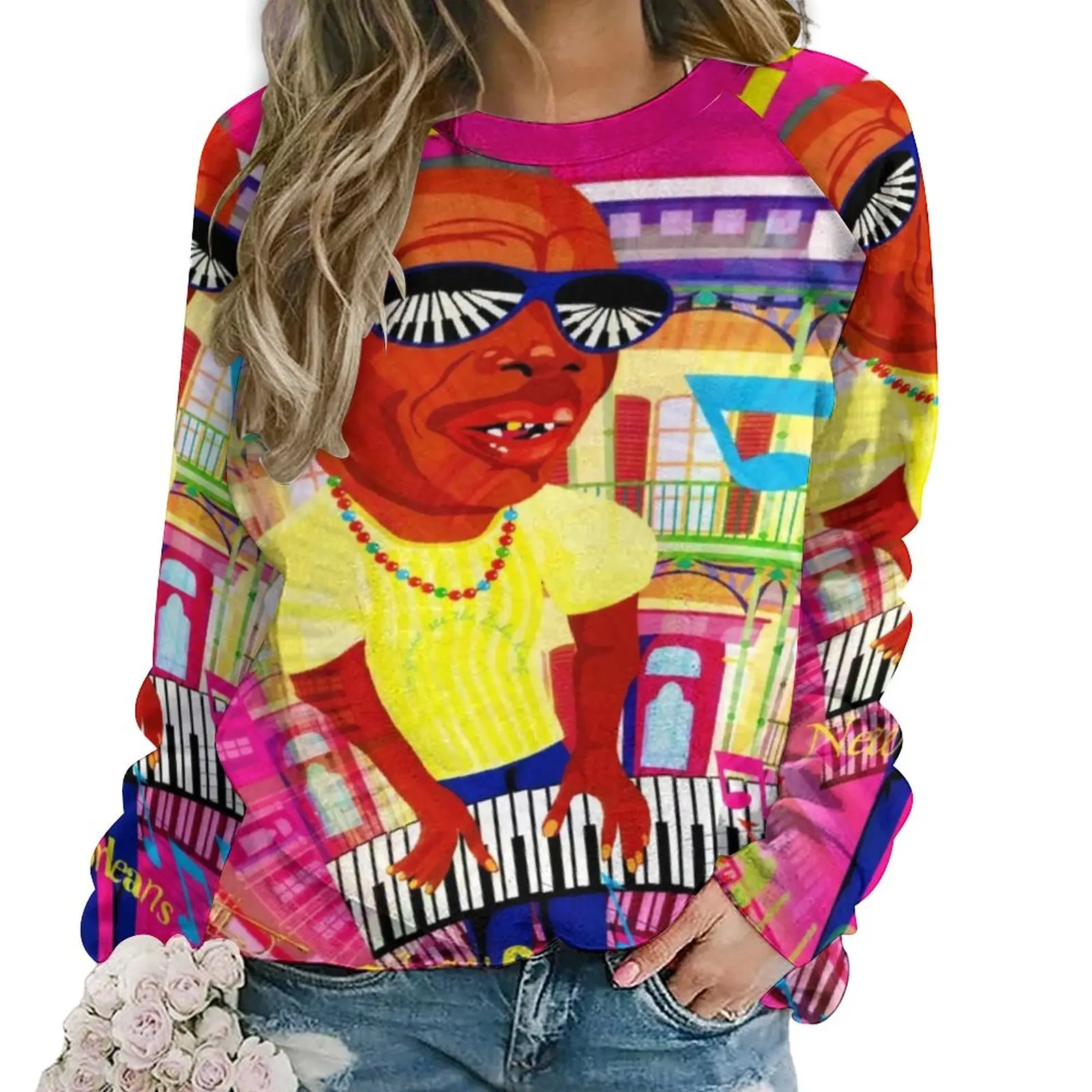 

Jazz Festivals Hoodies Female JAZZ GUMBO Professor Harajuku Casual Hoodie Autumn Long Sleeve Aesthetic Custom Sweatshirts