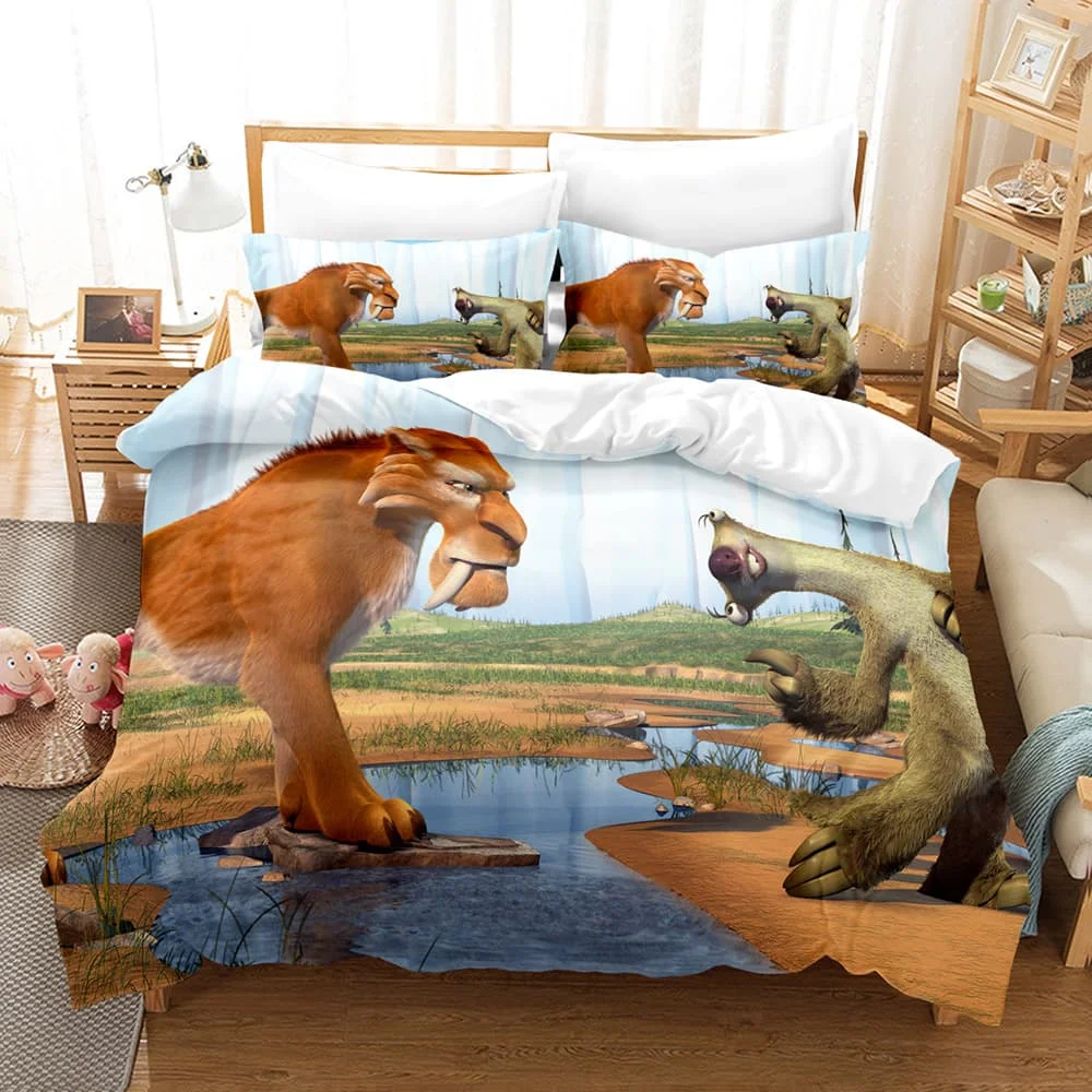

Real Animals Pattern Bed Sheet and Quilt Set Comes In A Wide Range of Sizes and Styles