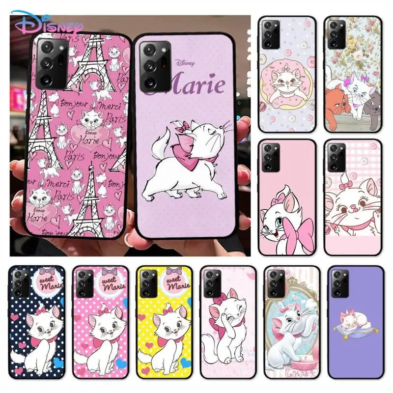 

Disney Marie Cat Phone Case for Samsung Note 5 7 8 9 10 20 pro plus lite ultra A21 12 02