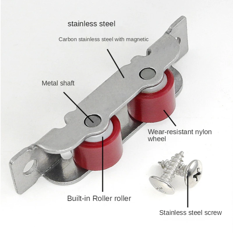Sliding Door Roller Wheel 80/88 Type Window Sheave Silent Nylon Pulley Slot Fittings Network |