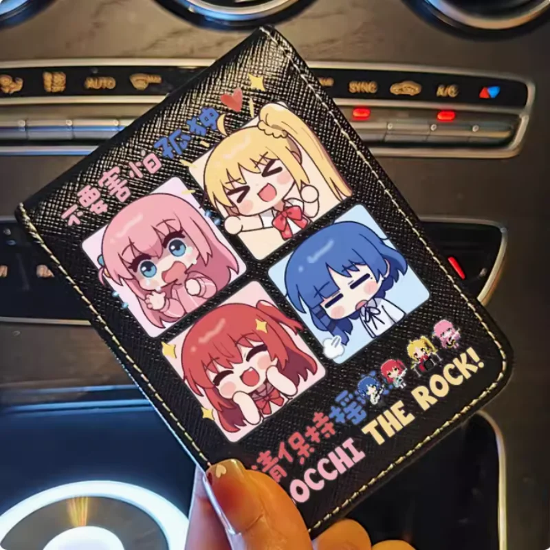 Аниме Bocchi The Rock! Модные кошельки Ijichi Nijika Yamada Ryo из искусственной кожи с мультяшным
