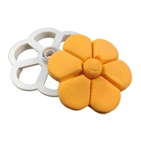 plum blossom cookie cutters molds chocolates fudge stamp pastry tools biscuit embossing for kitchen baking fondant bread dessert