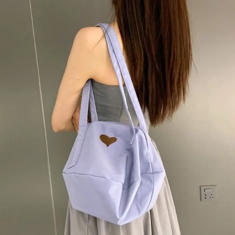 

Корейская холщовая женская сумка через плечо, Женская Студенческая сумка-тоут, сумка-шоппер, 2023, большие модные женские ручные сумки, женские сумки для девушек