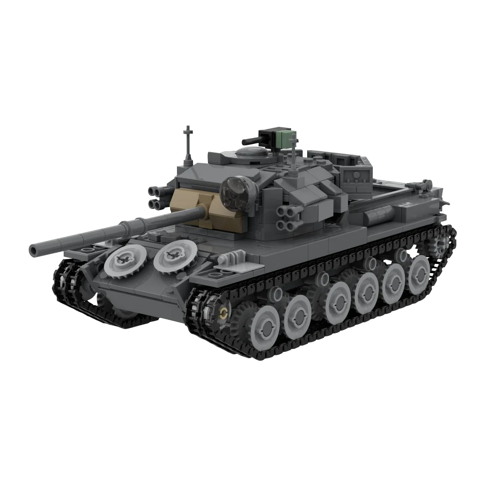 Фото MOC Centurion mk. 5/1 танк, строительные блоки, модель Второй мировой войны, армия, военный танк, оружие, кирпичи, сборка, игрушки, подарки на день рождения для детей №1