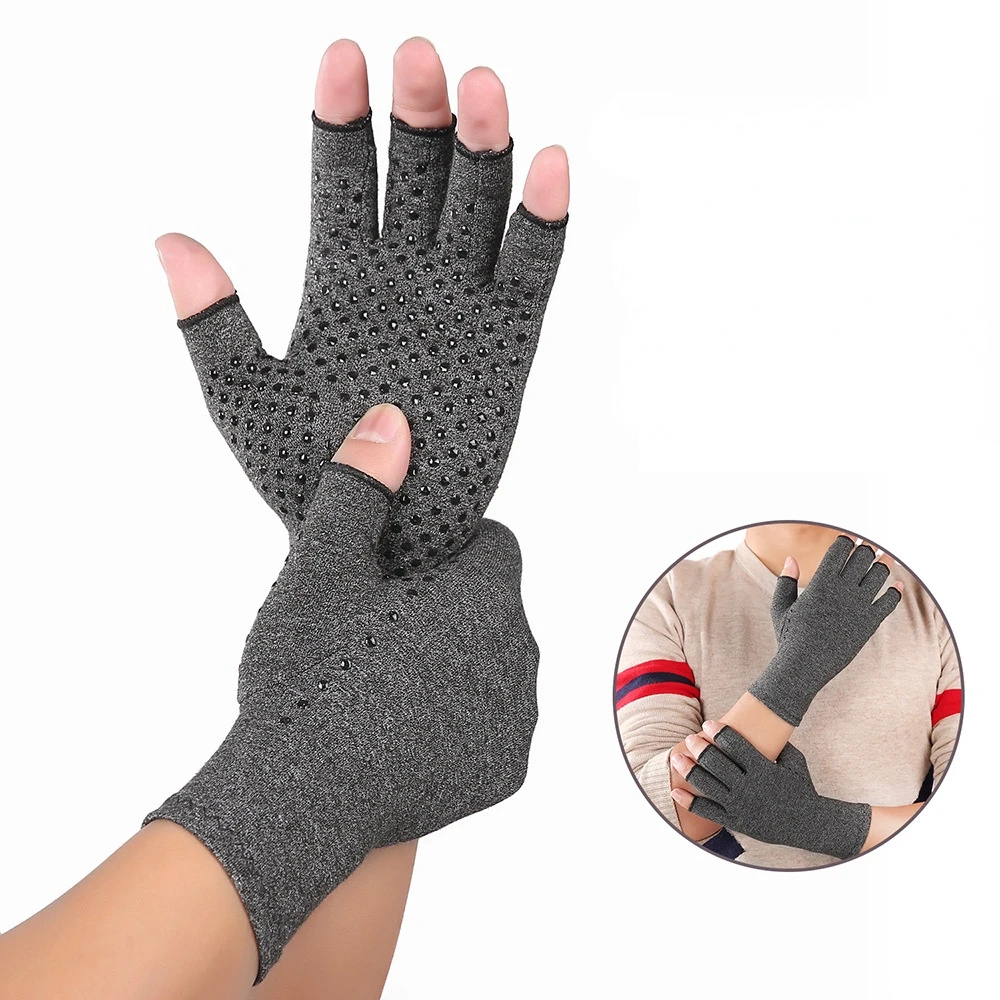 

Arthritis Gloves Running Fingerless Mittens Motorcycle Gloves Tactical Half Finger Gloves Men Arm Warmer Guantes Sin Dedos Mujer