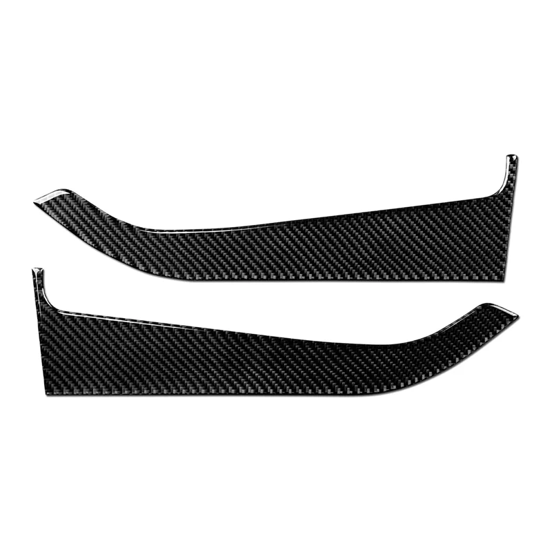 

Carbon Fiber Car Front Door Panel Trim Cover Decal for Ford Mustang 2015