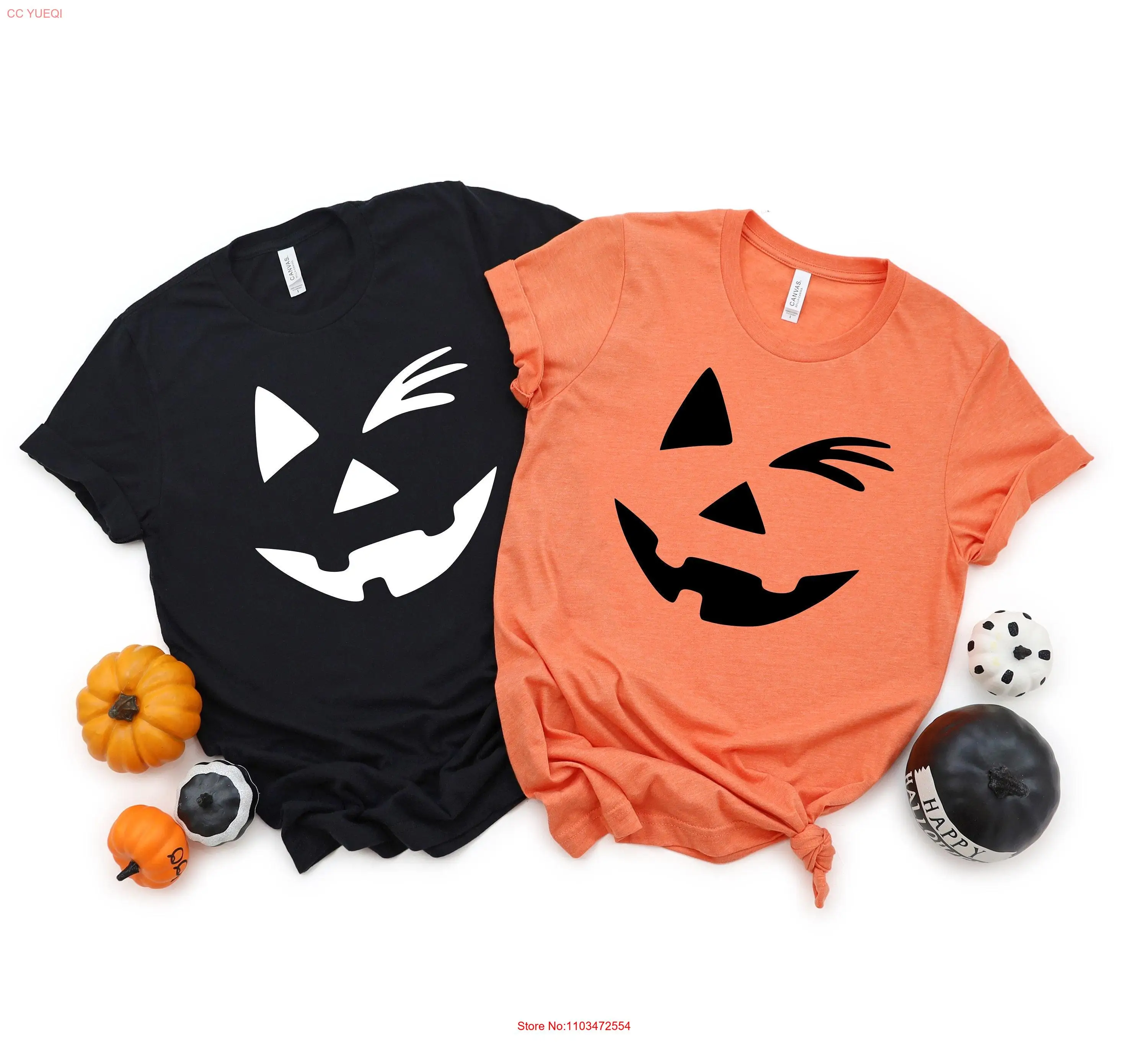 Футболка на Хэллоуин для женщин мягкая тыква милая группа с длинными или