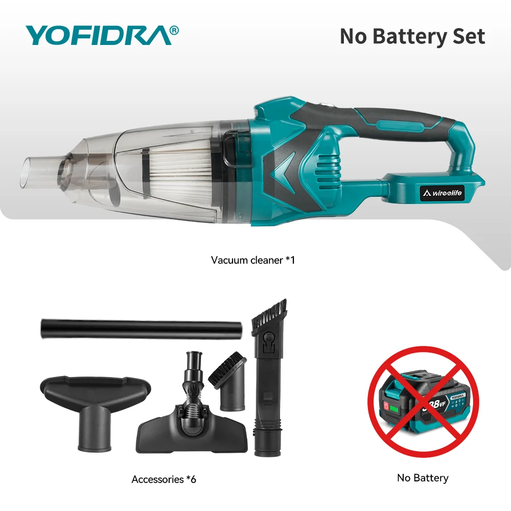 

Yofidra Аккумуляторный ручной пылесос 20В