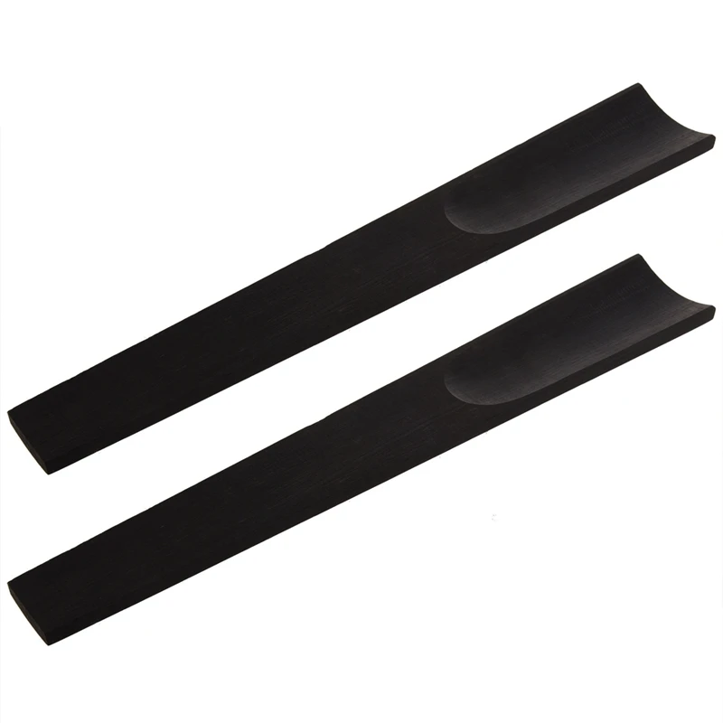 

2X 4/4 Size Violin Fingerboard Ebony Fingerboard Black