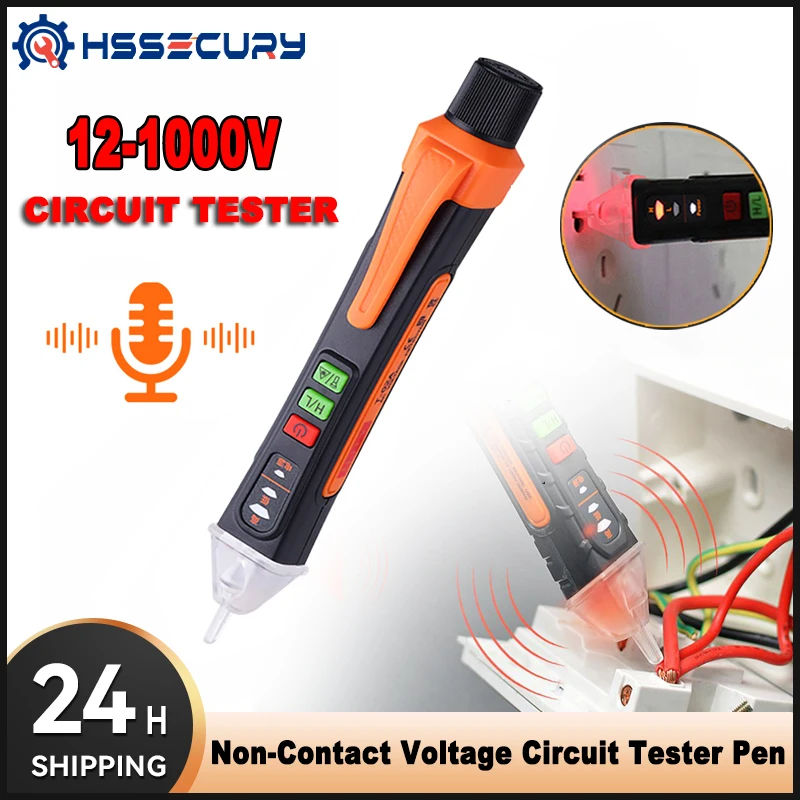Детектор напряжения умный бесконтактный Тестер цепи ручка измеритель 12-1000 в ток