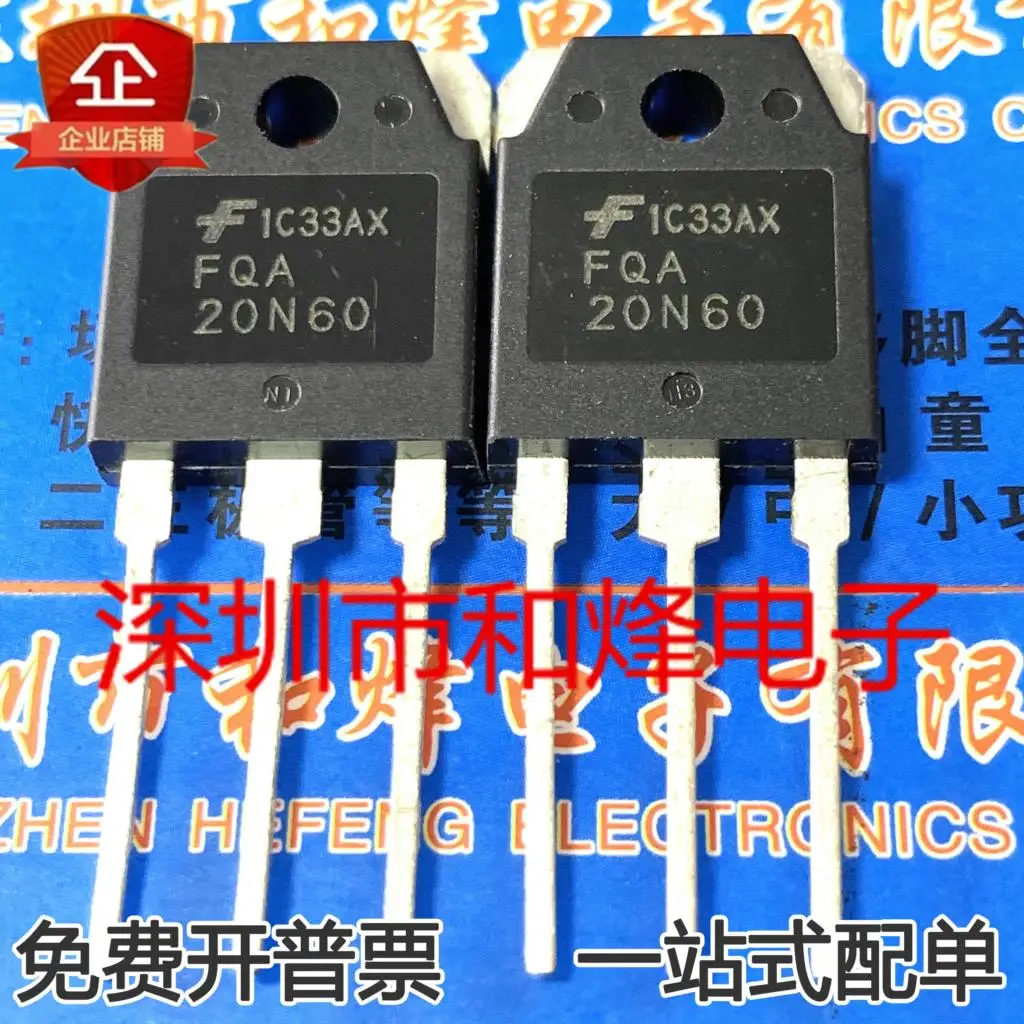 

5PCS-10PCS FQA20N60 20A 600V MOS TO3P NEW AND ORIGINAL ON STOCK