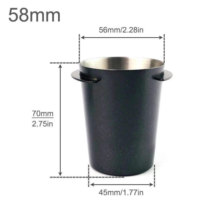 

Дозатор для кофе 51/53/58 мм из нержавеющей стали