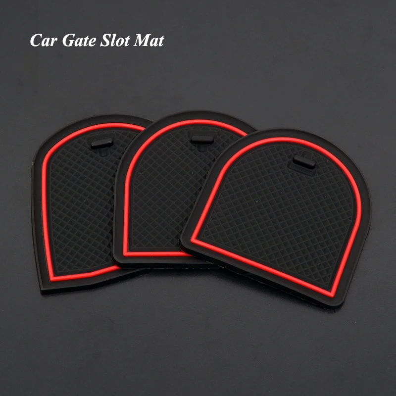 

Anti-Slip Gate Slot Mat Rubber Coaster For SUBARU XV 2012 - 2014 Non-Slip Mats Door Groove Pad Car Interior Accessories