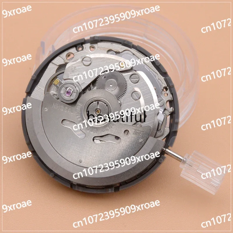 Мод NH35 NH36 Автоматический механизм Золотой Kanji Дата Неделя Циферблат Корона на 3 0/3