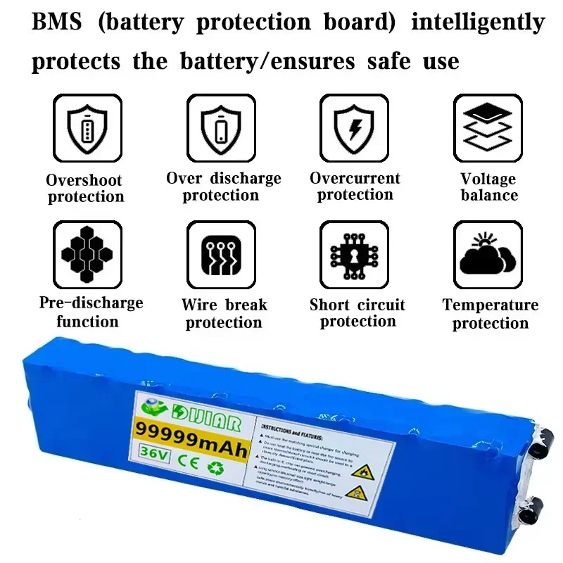 Литиевая аккумуляторная батарея 10S3P 1000 Вт