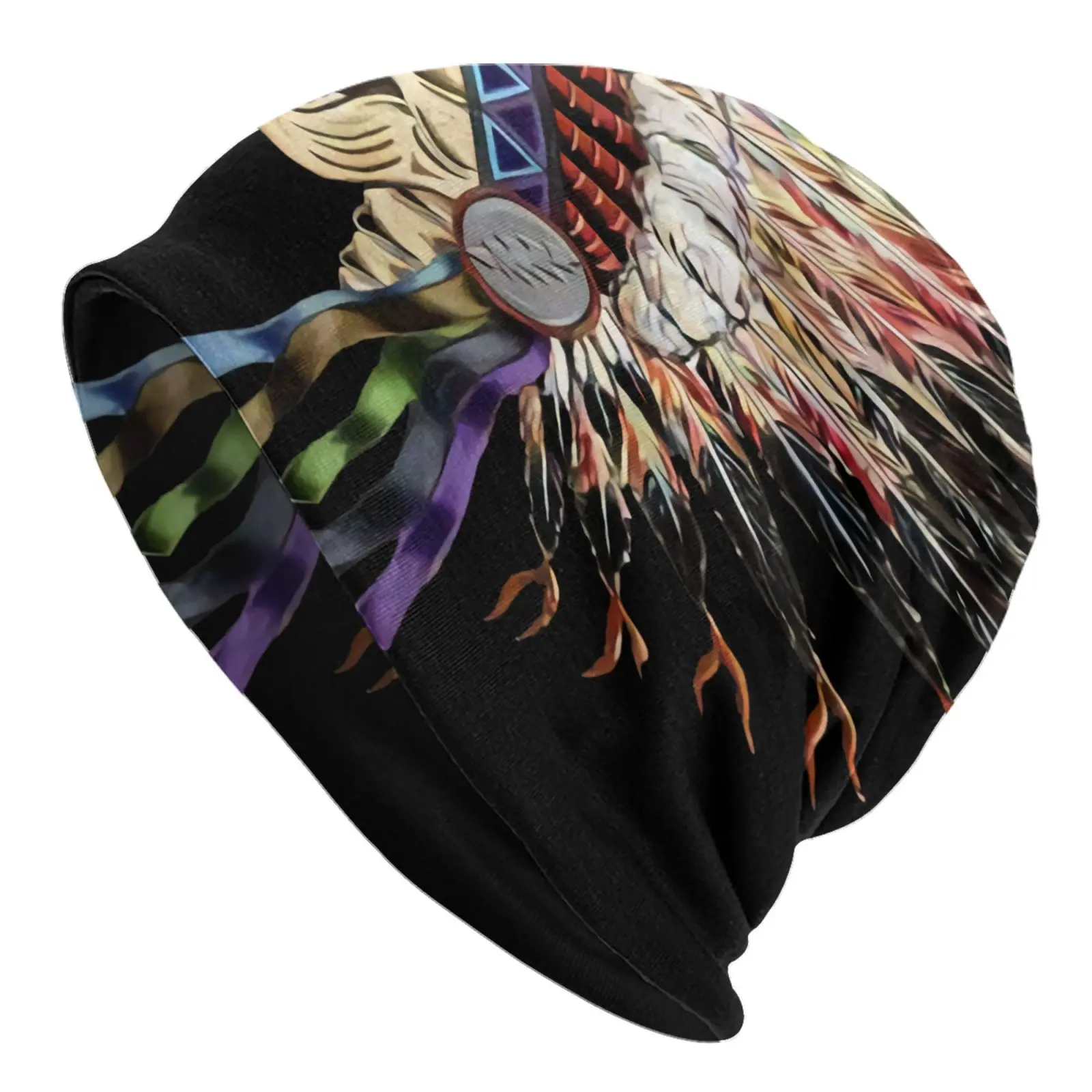 

Шапка вязаная в стиле хип-хоп с принтом надписью «Herren»