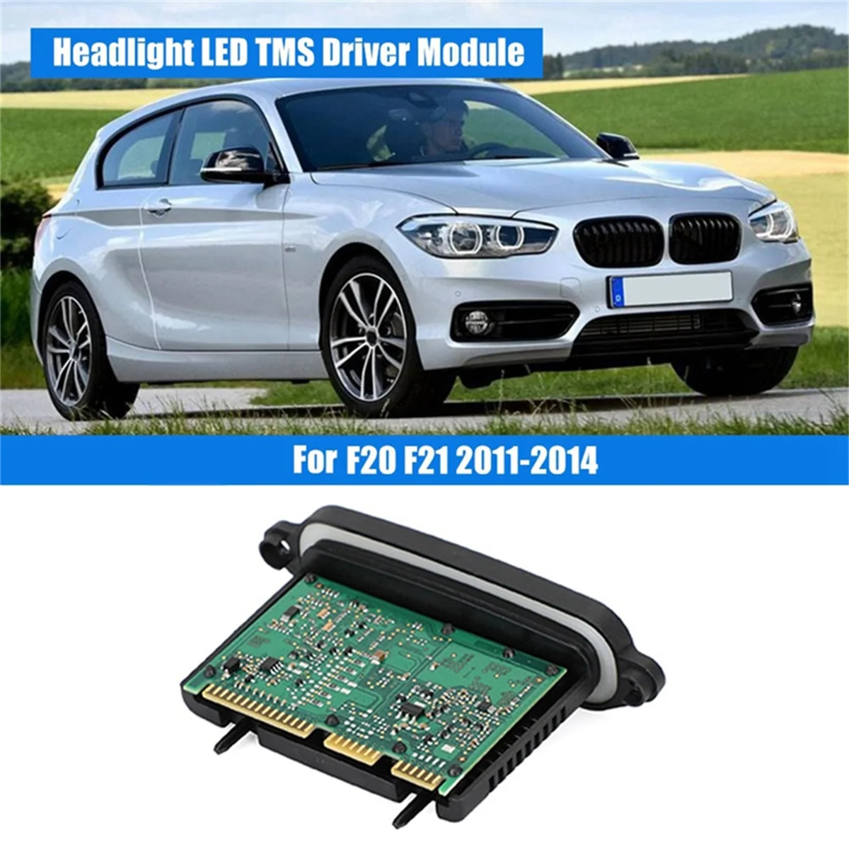 

Модуль драйвера светодиодной TMS для автомобильных ксеноновых фар 63117316145 7316145 Для BMW 1 серии F20 F21 2011-2014 гг.