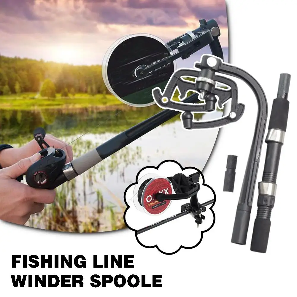 

Fishing Line Winder Spooler Portable Fishing Reel Winder Line Spooler Station System For Spinning Reel Baitcasting Reel Tro O8q4