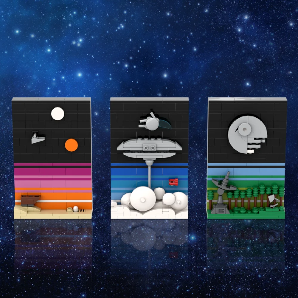 Конструктор gobrick MOC со сказками космоса 2 кирпича модель Кассини зонд орбитальный