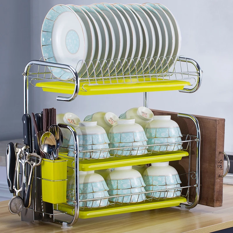 

Kitchen Cutlery Storage Box Shelf Plate Tableware Supplies Storage Rack Knife Rack Cupboard Drain Tray Kitchen Household Items
