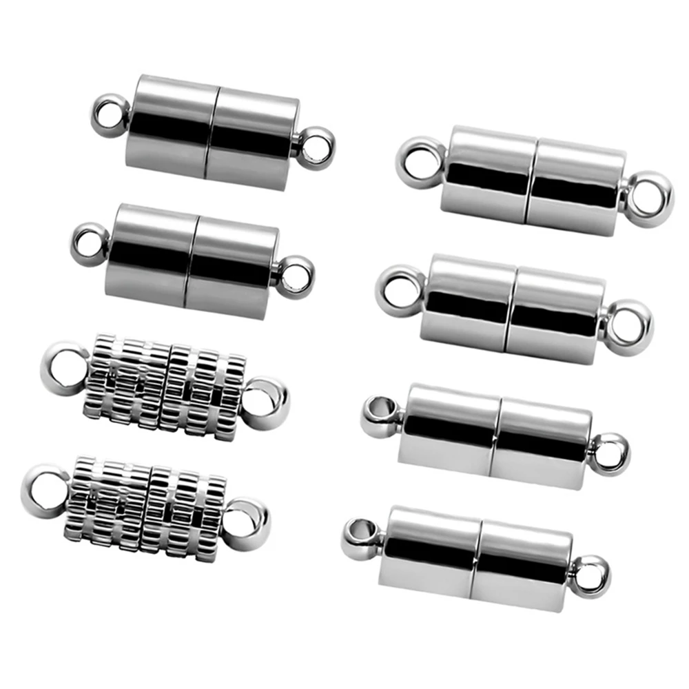 

Various white K alloy magnet clasp connection clasp diy handmade necklace clasp bracelet clasp accessories materials