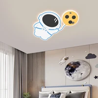 chandelier cartoon astronaut led ceiling lights for boy girl princess room bedroom modern led ceiling lamp for child baby room